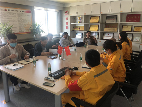 徐州市工信委、發(fā)改委來(lái)徐州華潤(rùn)電力有限公司開(kāi)展雙控目標(biāo)聯(lián)合檢查
