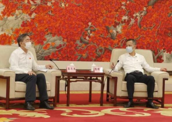 晏志勇、丁焰章拜會廣東省委常委、廣州市委書記張碩輔