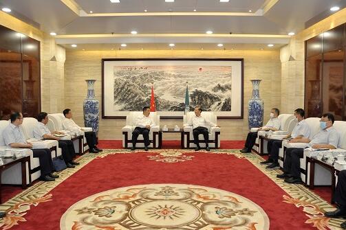 辛保安會見中國西電集團董事長白忠泉、總經(jīng)理裴振江