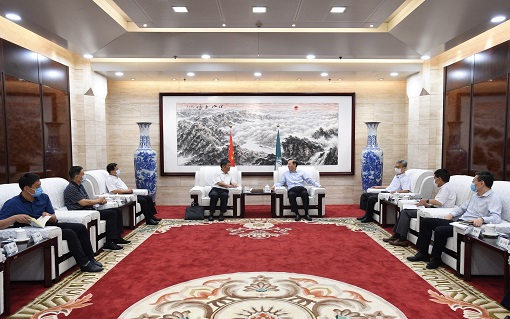 國家電網(wǎng)有限公司總經(jīng)理、黨組副書記辛保安會見寧夏回族自治區(qū)副主席吳秀章