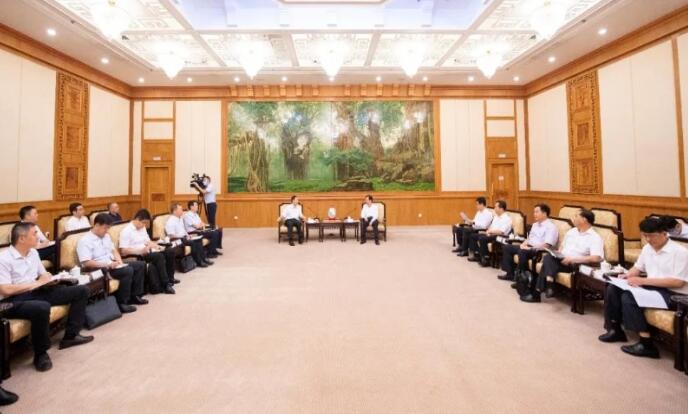 中核集團總經(jīng)理、黨組副書記顧軍與福建省委副書記、代省長王寧會談