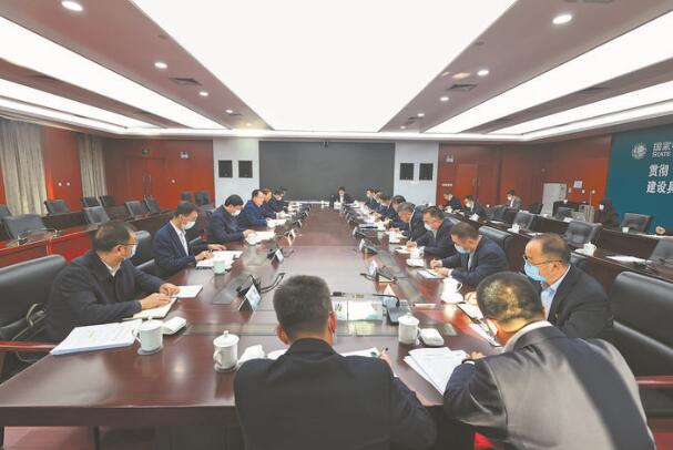 毛偉明董事長、辛保安總經理赴國網(wǎng)新疆電力調研