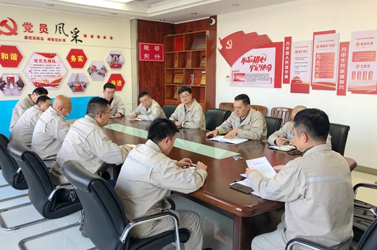 大唐淮北發(fā)電廠開展“沖刺四季度，奪取雙勝利”主題黨日活動(dòng)