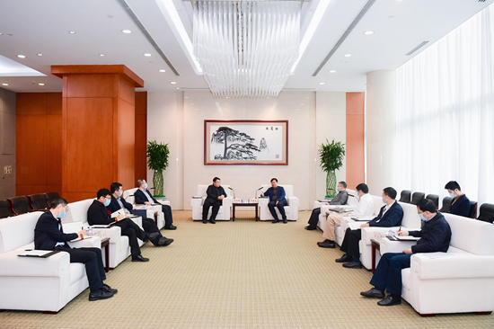 鄧建玲會見南水北調(diào)集團副總經(jīng)理趙登峰