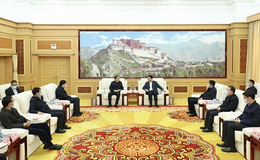 辛保安、張智剛拜會(huì)西藏自治區(qū)黨委書記王君正、自治區(qū)主席嚴(yán)金海