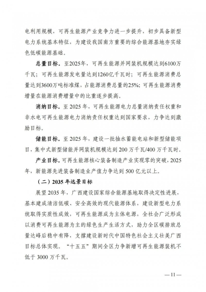 廣西“十四五”規(guī)劃：大力發(fā)展光伏發(fā)電，到2025年新增光伏裝機(jī)15GW！