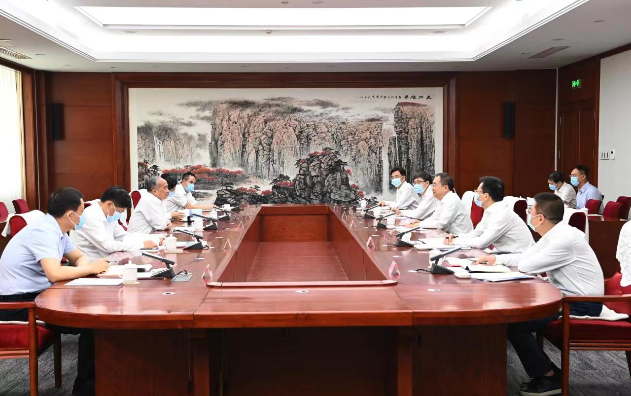 鄒磊拜會山西省委書記、省人大常委會主任林武