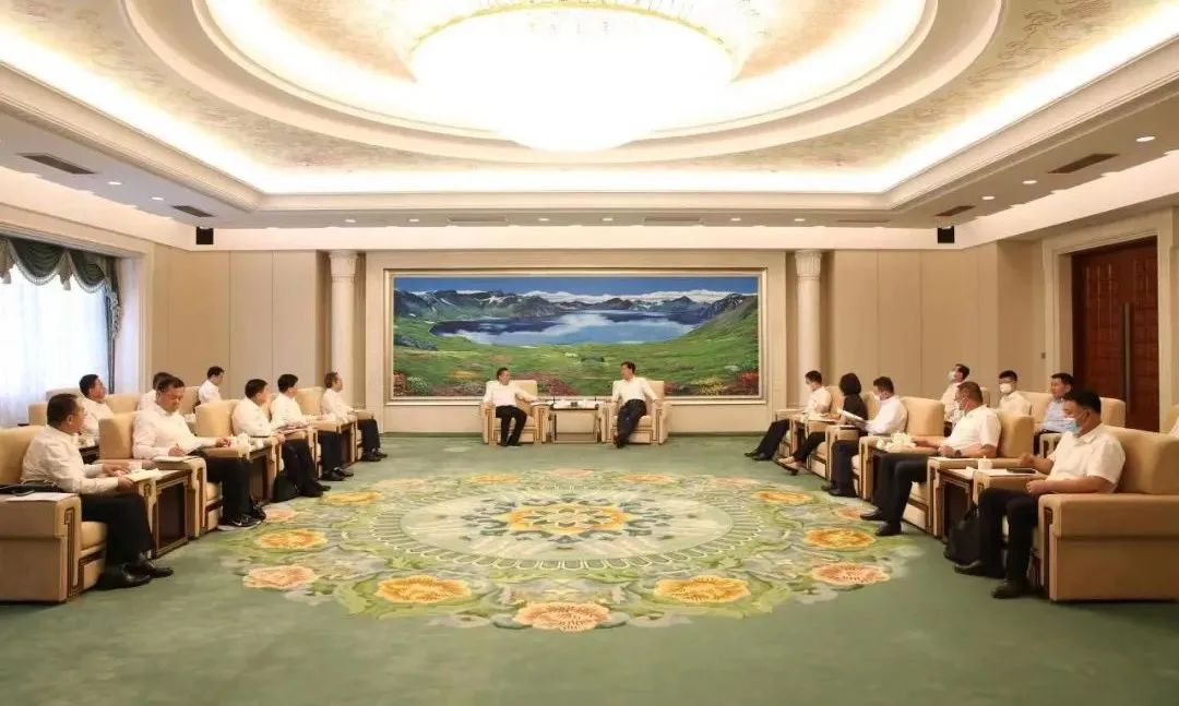 中國能建黨委書記、董事長宋海良拜會吉林省委常委、長春市委書記張志軍