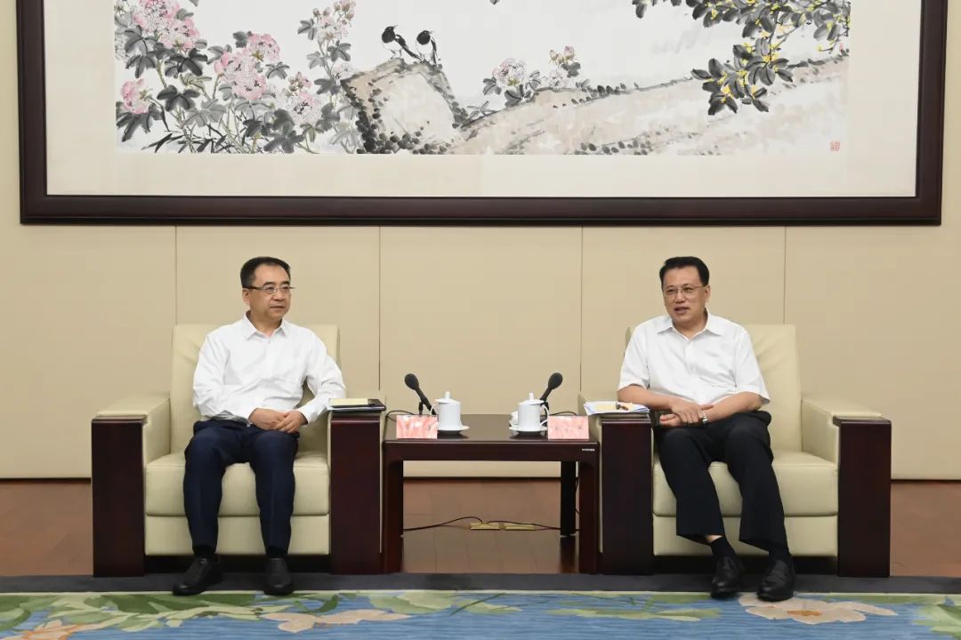 大唐集團公司黨組書記、董事長鄒磊拜會浙江省委書記、省人大常委會主任袁家軍