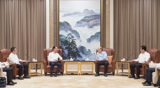 中國電建集團公司黨委書記、董事長丁焰章拜會福建省委書記尹力、省長趙龍