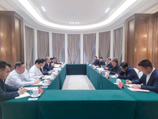 中國電建黨委副書記、總經(jīng)理王斌與黑龍江省常務(wù)副省長王一新舉行會談
