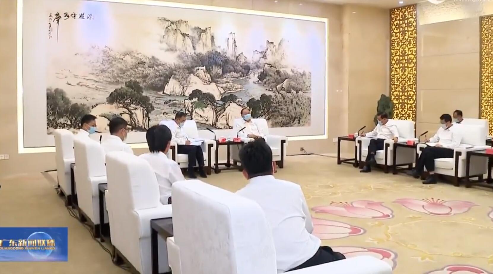 大唐集團(tuán)黨組書記、董事長(zhǎng)鄒磊拜會(huì)廣東省委書記黃坤明、省長(zhǎng)王偉中