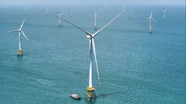 38.41萬千瓦時！全球首臺16兆瓦海上風機創(chuàng)單機日發(fā)電量新紀錄