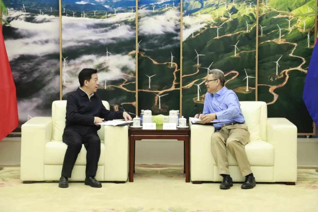 國家電投黨組書記、董事長錢智民會見廣東省韶關(guān)市委書記陳少榮