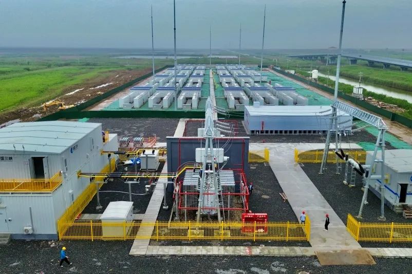 三峽集團(tuán)江蘇分公司濱海儲能電站項(xiàng)目110千伏輸變電工程送電成功