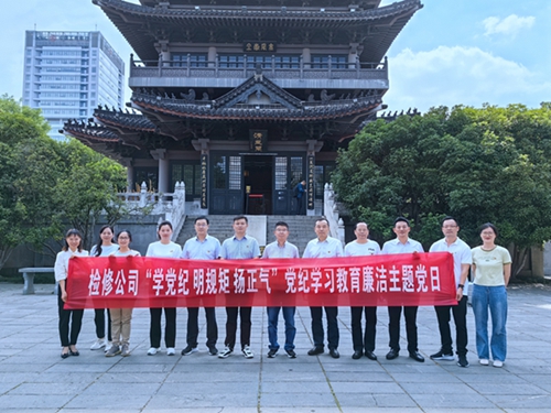 安徽合晟電力公司開展“學(xué)黨紀(jì) 明規(guī)矩 揚正氣”廉潔主題黨日