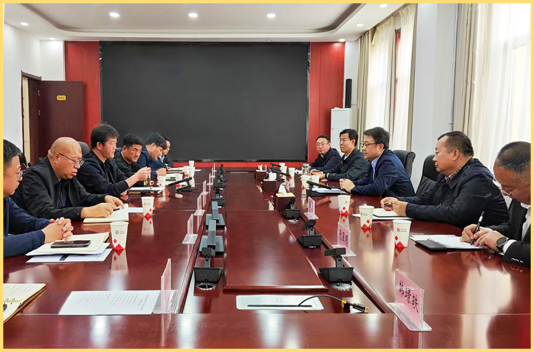 大唐甘肅公司黨委書記、董事長王國金會見景泰縣委副書記、縣長陳啟智