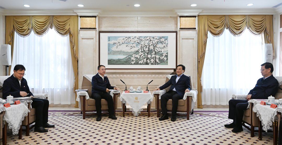 大唐集團(tuán)董事長(zhǎng)鄒磊、總經(jīng)理張傳江拜會(huì)江蘇省委書(shū)記信長(zhǎng)星、省長(zhǎng)許昆林