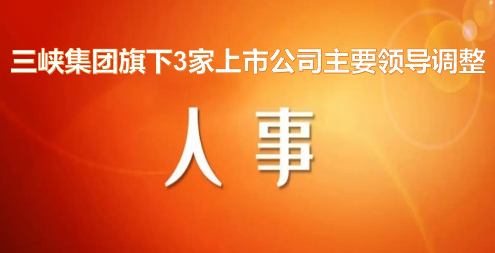 電力央企密集調(diào)整旗下上市公司領導層！